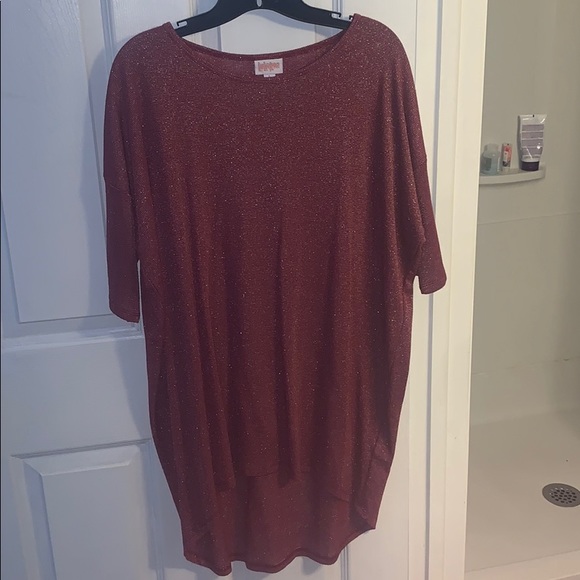 LuLaRoe Tops - Elegant Red Irma